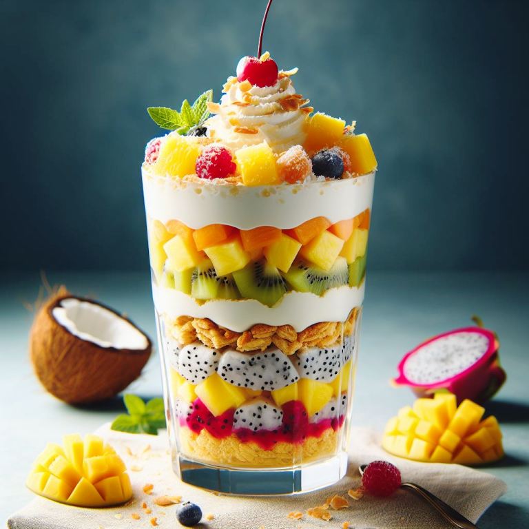 Parfait-de-coco-e-frutas-tropicais